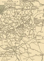 Carte schématique pour illustrer l