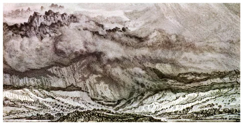 Snowdon, une tempête approchant, 1853 1956