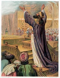 La prière de Salomon à la consécration du Temple, vers 1870