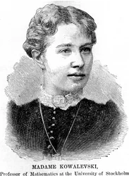 Sonia Sophie Kowalevski, mathématicienne russe, 1888
