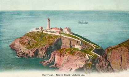 Phare de South Stack, Holyhead, Anglesey, vers 1920