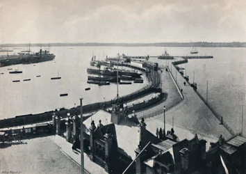 Southampton - Le Quai, 1895