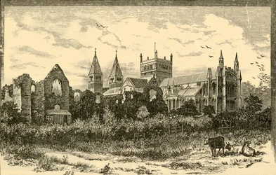 Southwell Minster et ruines du palais