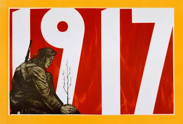 Affiche de propagande soviétique, 1917