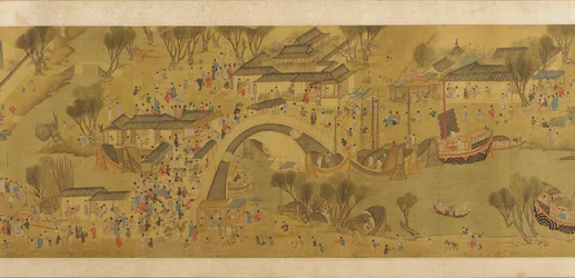 Festival de printemps sur la rivière, dynastie Qing, 18ème siècle