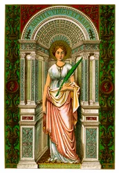 Sainte Agathe, vierge et martyre, 1886