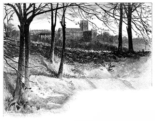 St Albans, depuis Verulam, XIXe siècle