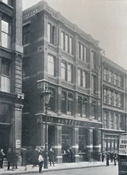 Façade de la rue St. Bride, 1917