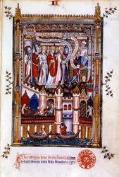 Saint Denis devant Sisinnius, 1317