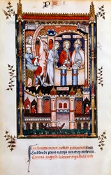 Saint Denis enchaîné, 1317