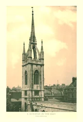 St Dunstan in the East, Le Clocher, milieu-fin du 19ème siècle