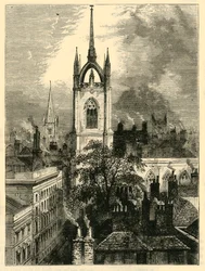 St. Dunstans-in-the-East, vers 1872
