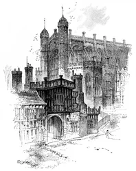 Chapelle Saint-Georges, Windsor, Berkshire, vers 1888