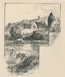 Chapelle Saint-Georges depuis la rivière, 1895