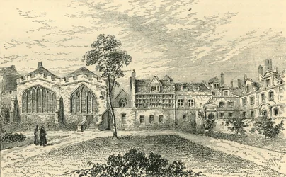 Prieuré de St. Helens et Leathersellers Hall, vers 1799, vers 1872
