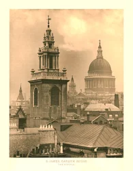 St James, Garlick Hithe, le clocher, milieu-fin du 19ème siècle
