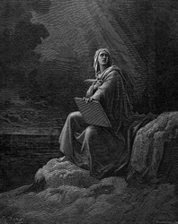 Saint Jean à Patmos, 1865-1866