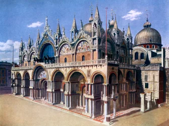 Basilique Saint-Marc, Venise, Italie, 1926