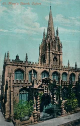 Église Sainte-Marie, Oxford vers 1905