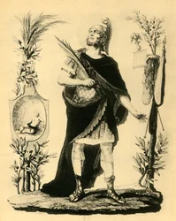Saint Napoléon Officier Romain, Martyr, début du 19ème siècle, 1921