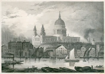 Cathédrale Saint-Paul, Cité de Londres, 1850