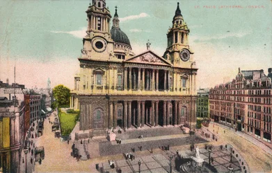 Cathédrale Saint-Paul, Londres, vers 1905