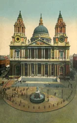 Cathédrale Saint-Paul, Londres, vers 1910