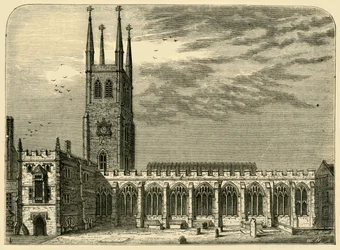 Église de Saint-Sépulcre en 1737, vers 1872
