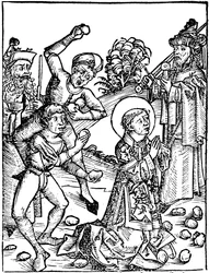 Saint Étienne, premier martyr chrétien, vers 36