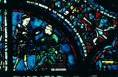 Vitrail, Cathédrale de Chartres, Chartres, France
