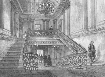 Escalier dans la maison Northumberland, 1897