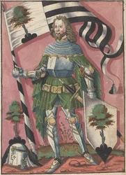 Porte-étendard, deuxième quart du 16ème siècle