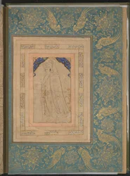 Jeune homme debout en cape, Folio de l