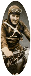 Stanley Woods, coureur motocycliste irlandais, 1935