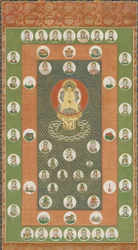 Mandala étoilé, période Edo, 1615-1868