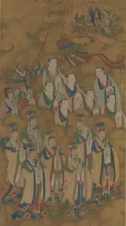 Divinités stellaires des louches nord et centrale, daté 1454