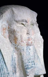 Statue de Djoser, pharaon égyptien ancien, 27e siècle av. J.-C.