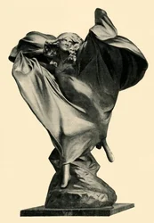 Statue de Loïe Fuller par Théodore Rivière, vers 1890, 1903
