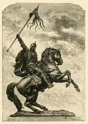 Statue de Guillaume le Conquérant, Falaise, 1890
