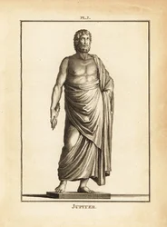Statue du dieu romain Jupiter