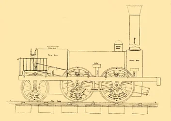 Locomotive de Stephenson 1833, 1887