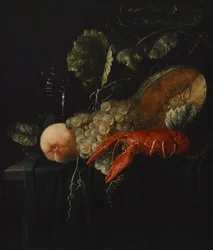 Nature morte avec homard, seconde moitié du 17ème siècle