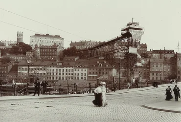 Stockholm / Suède. Katarinahissen (ascenseur)