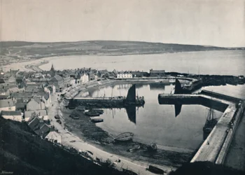 Stonehaven - Le port, 1895