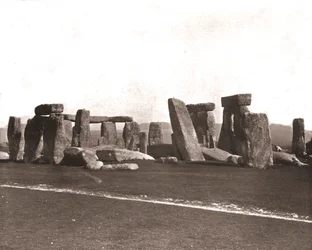 Stonehenge, plaine de Salisbury, Wiltshire, 1894