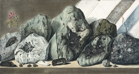 Pierres et cristaux du mont Vésuve, vers 1770