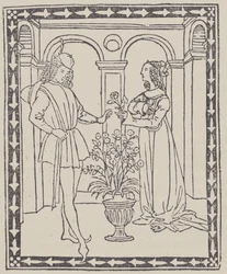 Storia di due amanti, ca. 1495-1500