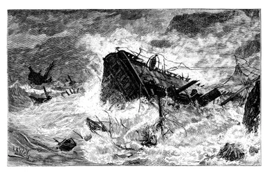 Tempête, Balaclava, Ukraine, c1888