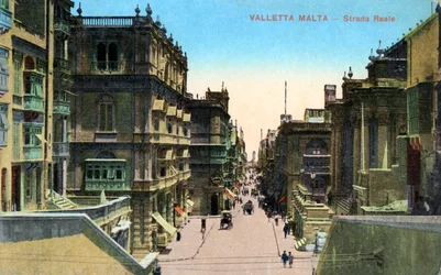 Strada Reale, La Valette, Malte, 20e siècle