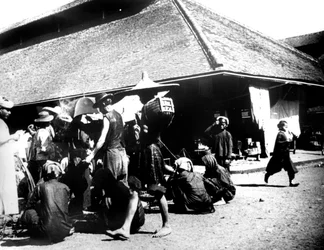 Scène de rue, Saigon, 1900